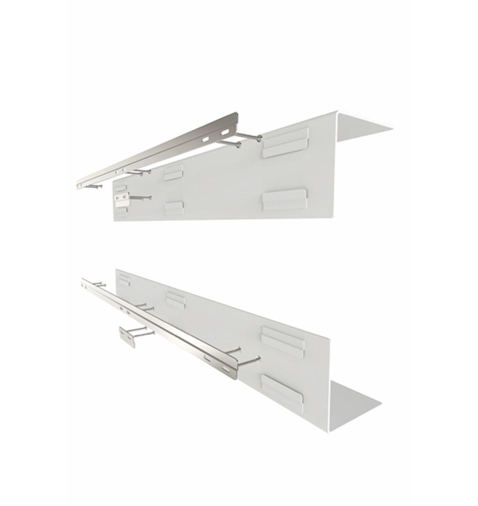 FROST Полка 4022 15x15x100cm » белая Алюминий Белый U4022-W  - Вид №9