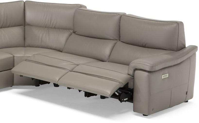 Natuzzi Угловой диван в коже с электроприводом sun-id-1420281 - Вид №2