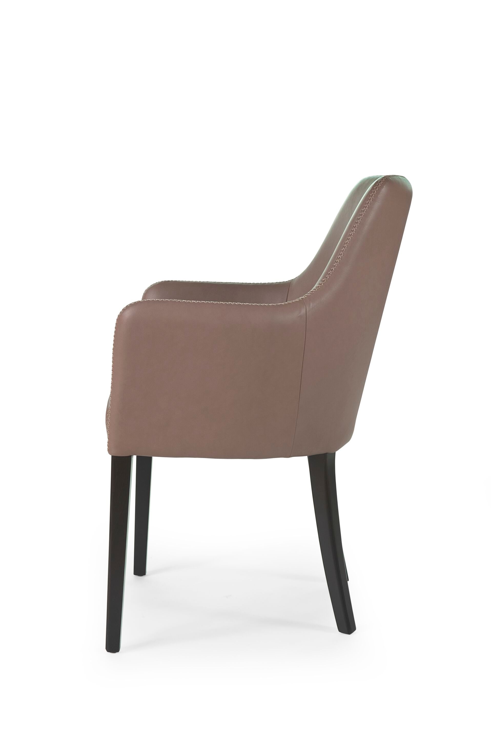 Кожаный мягкий стул с подлокотниками Borzalino EMILY ARCH-00047429 - Вид №6