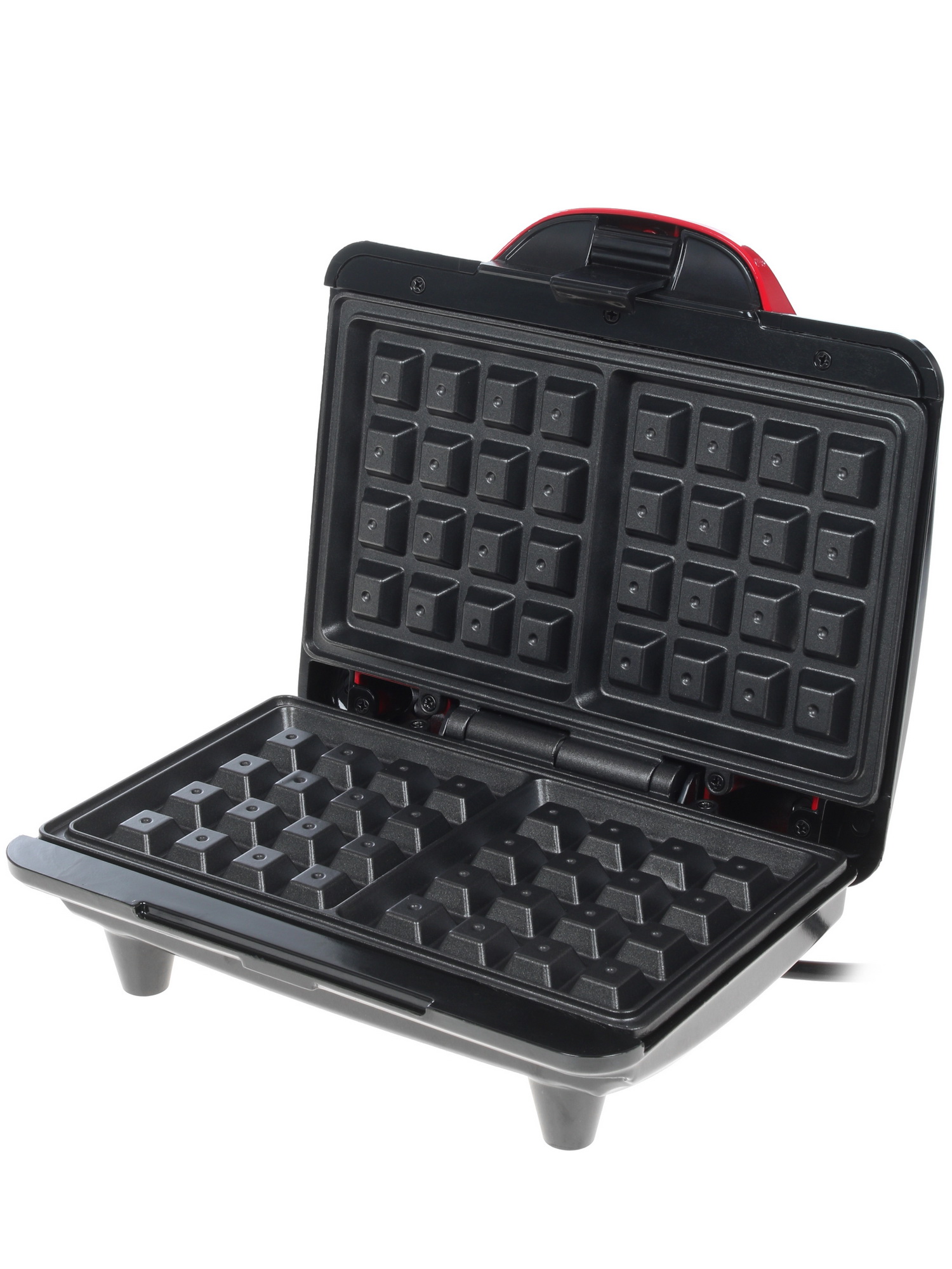 1085235 Вафельница Aresa AR-2801 красный STDN-0094262 - Вид №1