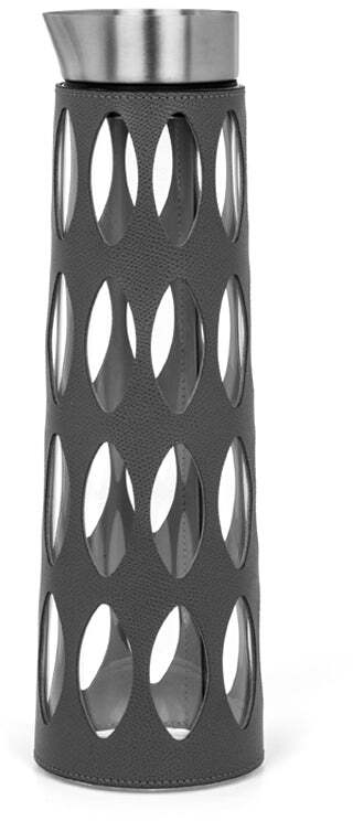 Графин Marghe - 1 л - Ø 9X В 30,5 см / зернистая кожа_серо-коричневый