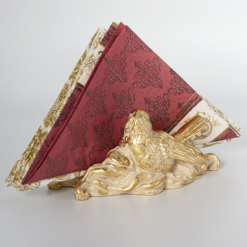 72022 Держатель для салфеток Птичка Айвори BOGACHO 4627179653903 - Вид №4