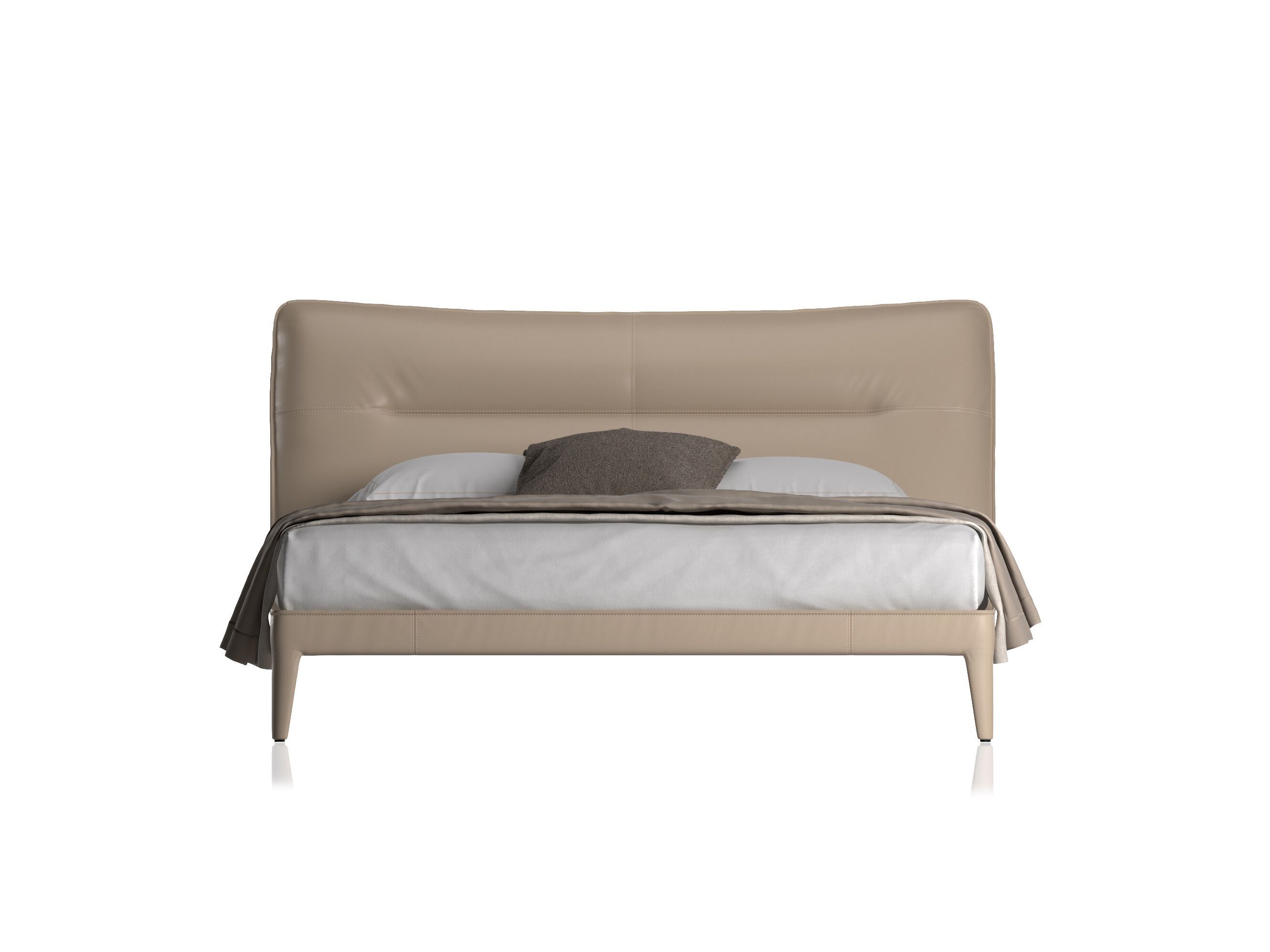 Кожаная двуспальная кровать Natuzzi Italia VENERE ARCH-00067708 - Вид №3