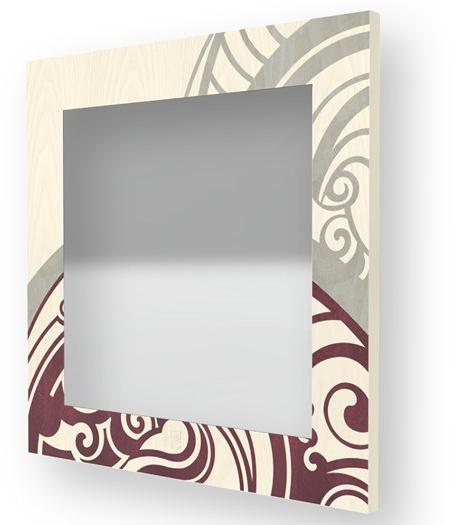 LIGNIS® Квадратное настенное зеркало в раме Dolcevita abstract 12.006 - Вид №1