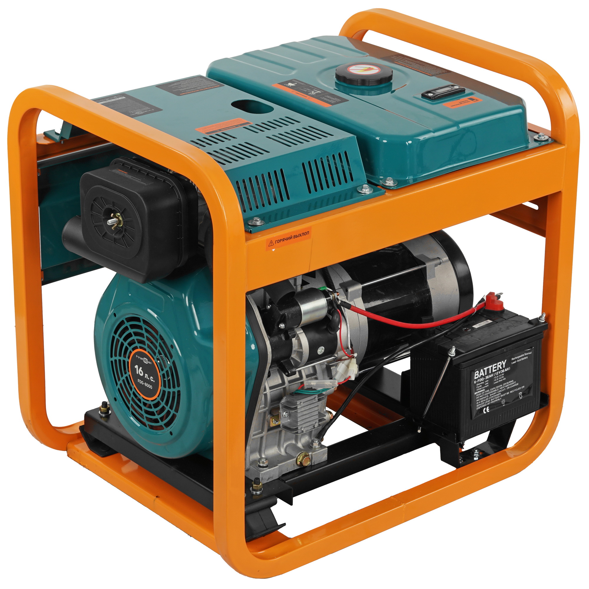 Электрогенератор  дизельный  FinePower FDG-8000 5403200 STDN-0127125 - Вид №3