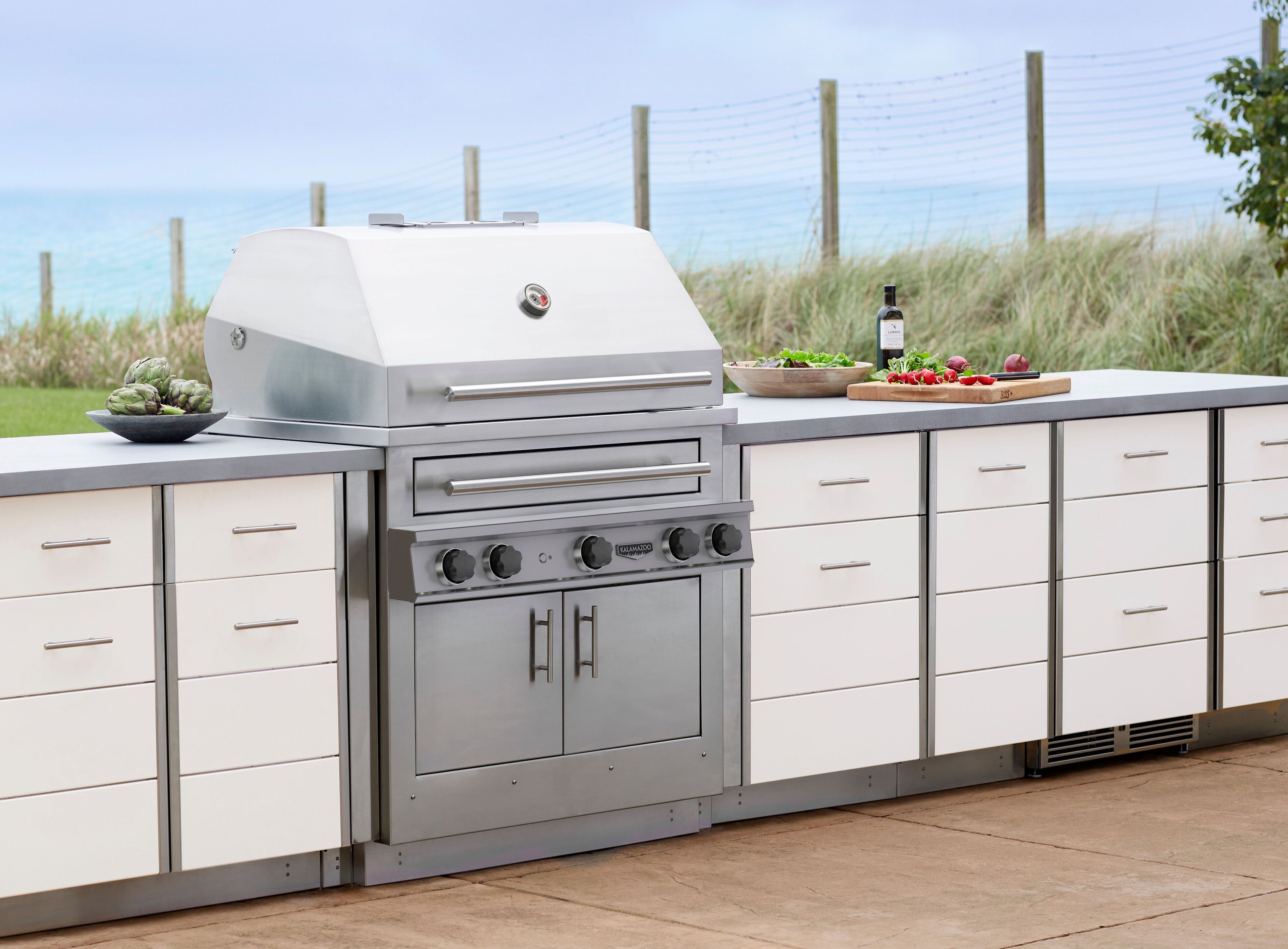 Деревянные наружные кухонные шкафы для хранения и холодильники Kalamazoo ARCADIA ARCH-00119169 - Вид №3