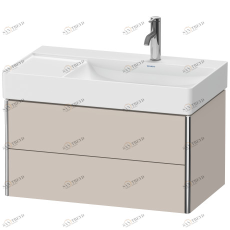 XS416909191 XSquare Тумбочка подвесная Серо-коричневый декор Duravit