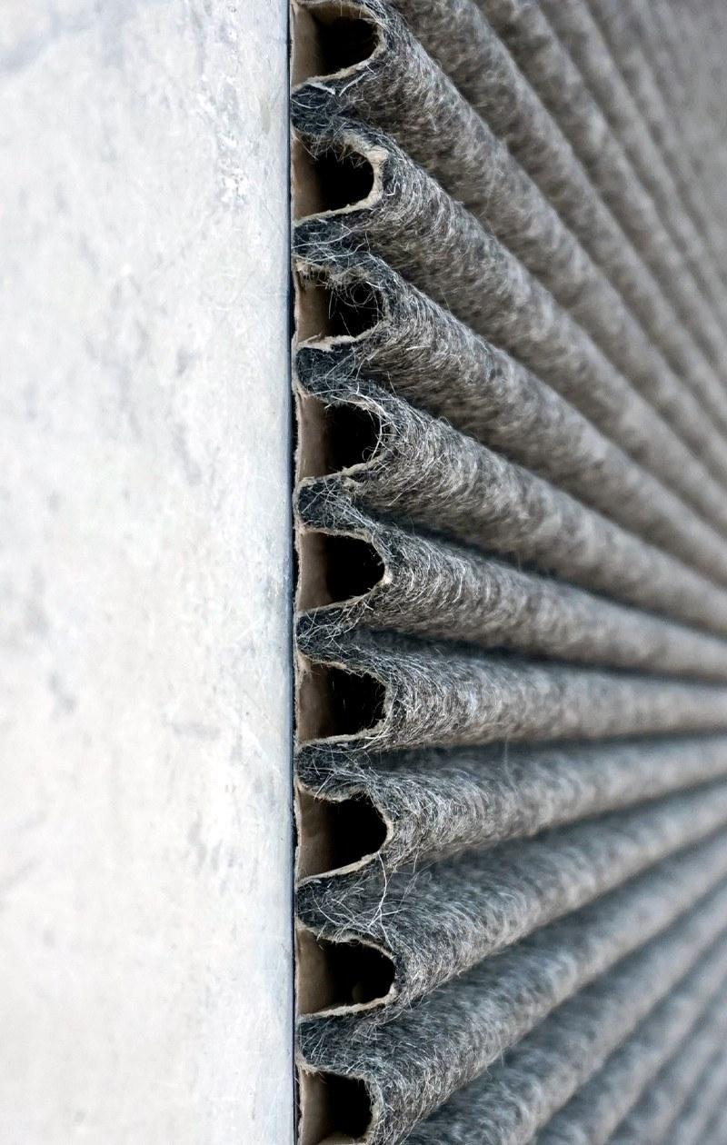 BUXKIN Акустическая стеновая ткань из шерстяного войлока Ribbed sun-id-1409701 - Вид №1