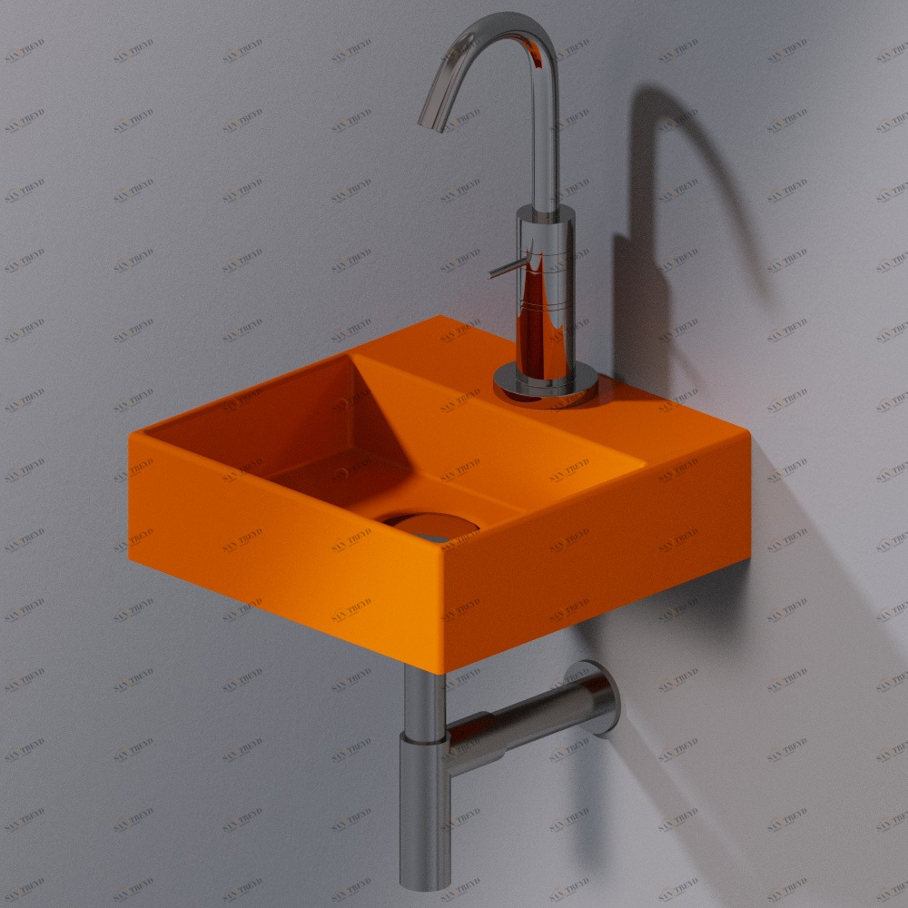 L318T0R1V1.114 Подвесная раковина настенная прямоугольная A. e T. Italia ACQUAFREDDA AeT ITALIA