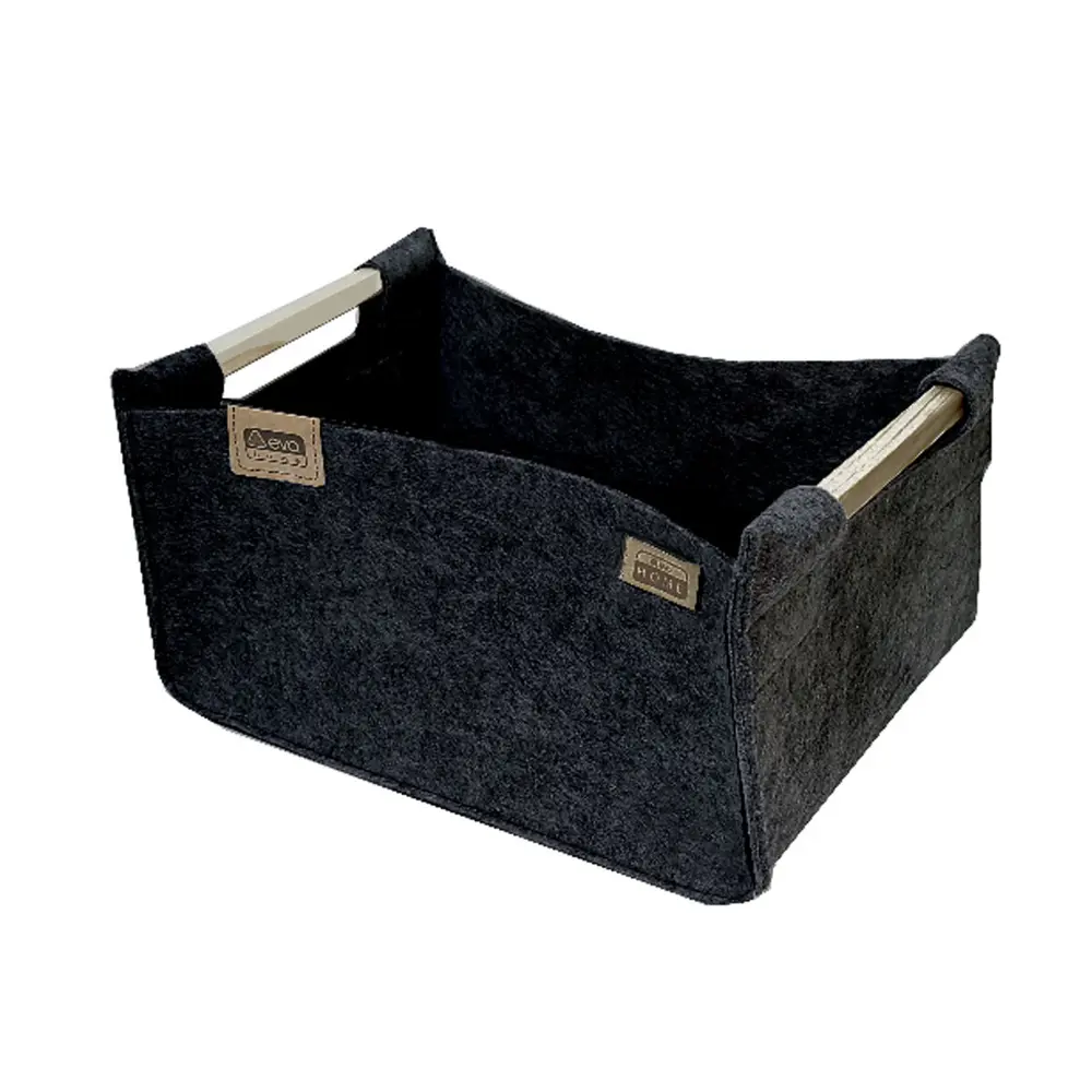 Корзинка прямоугольная Scandi 42x21x30 см цвет темно-серый 85324745 STLM-2010362 Santreyd нет