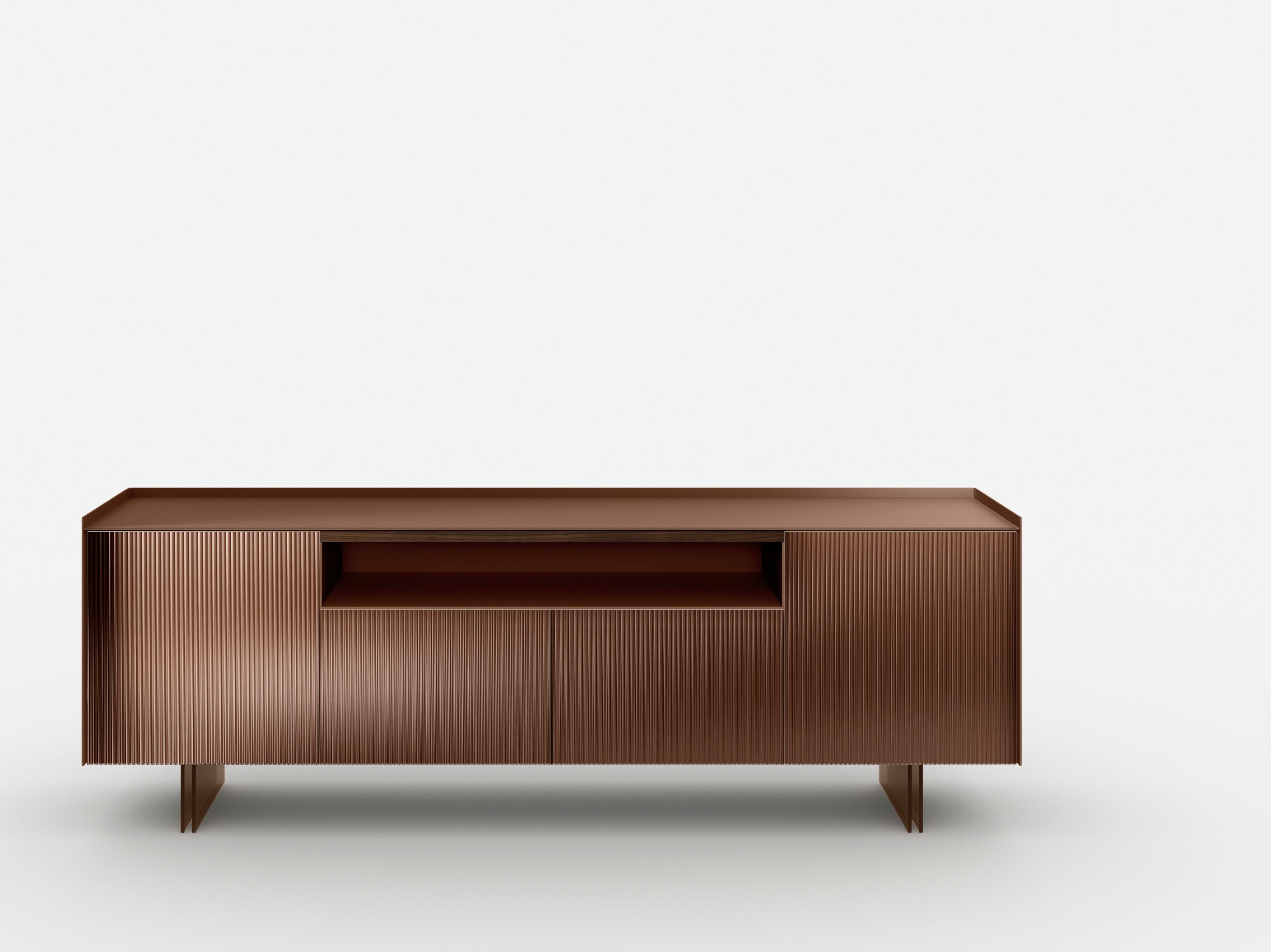 Стеклянный шкаф с распашными дверями Tonelli Design ATEREA ARCH-00015316 - Вид №4