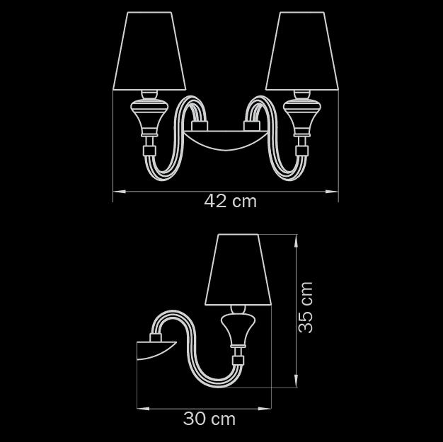 Бра Lightstar Otto 809627 LIGHTSTAR  077099 Черный  - Вид №1
