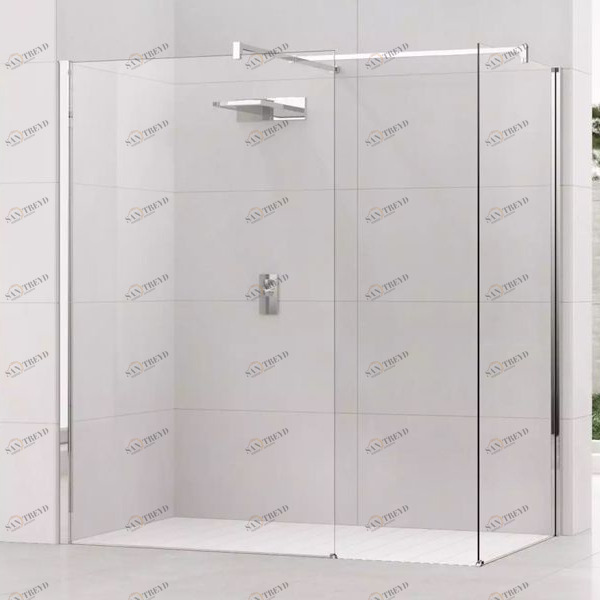 Novellini. Душевой уголок 90x90 см H+H с хромированным профилем KUADRA KUADH901KKUADH601K