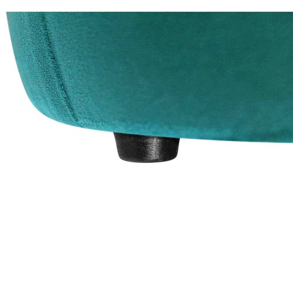 Банкетка полиэстер Sheffilton SHT-B12 бирюзовая 38x35.5 см STLM-2096953 - Вид №2