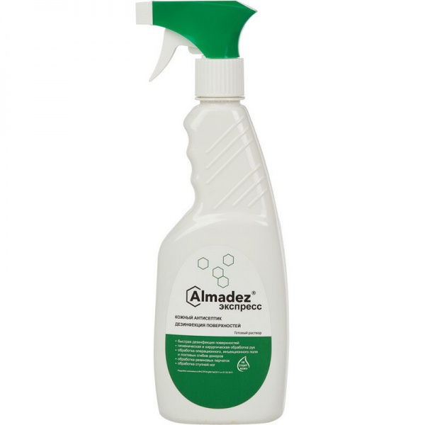 52719 Кожный антисептик+дезинфицирующее средство Алмадез Экспресс, 500 мл (триггер) Beauty Star  - Вид №1