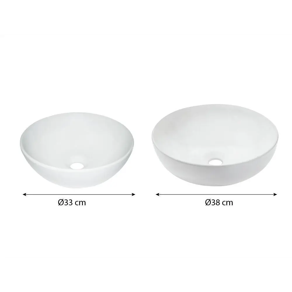 Sensea Essential — круглая керамическая раковина для современной ванной 85538218 STLM-1403880 - Вид №7