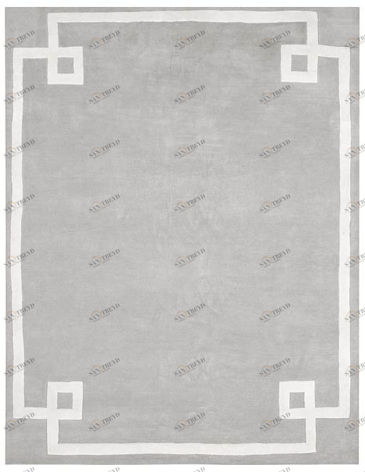 Ковер Grey Bordered 200х250 DOLLY CAPRETS ДИЗАЙНЕРСКИЕ 119790 Серый;белый 