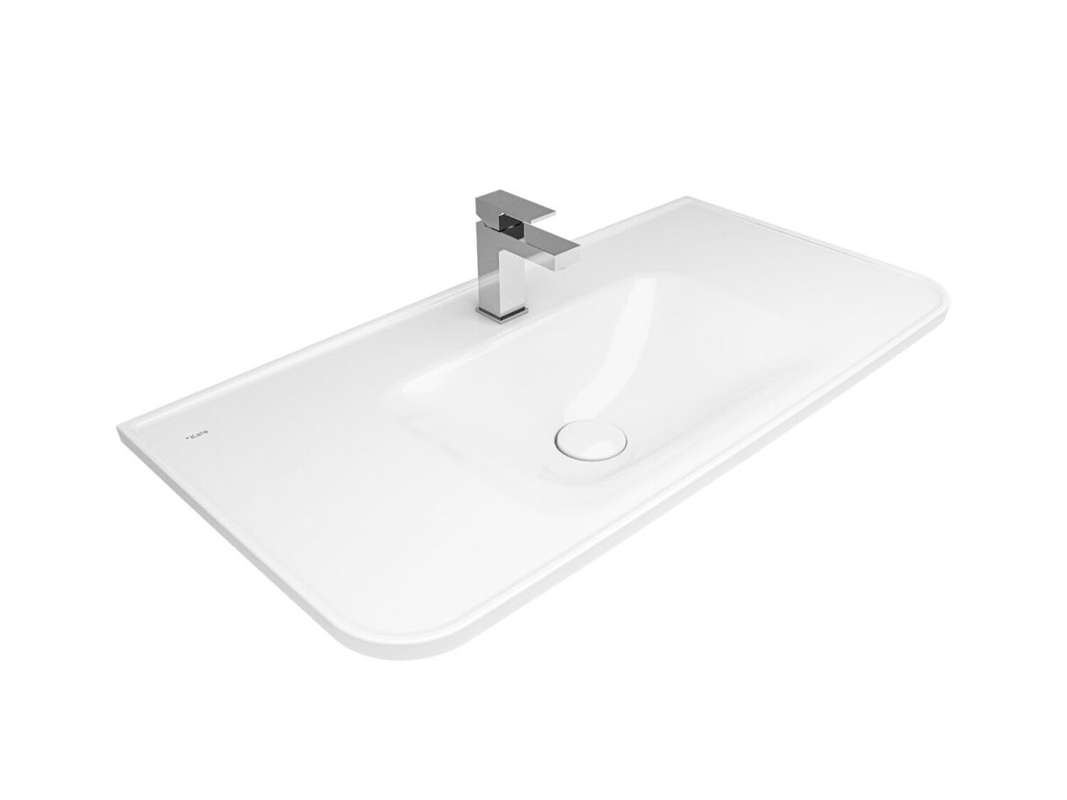 Встраиваемый одноэтажный умывальник в Fireclay Kaleseramik сантехника ARCH-00099197