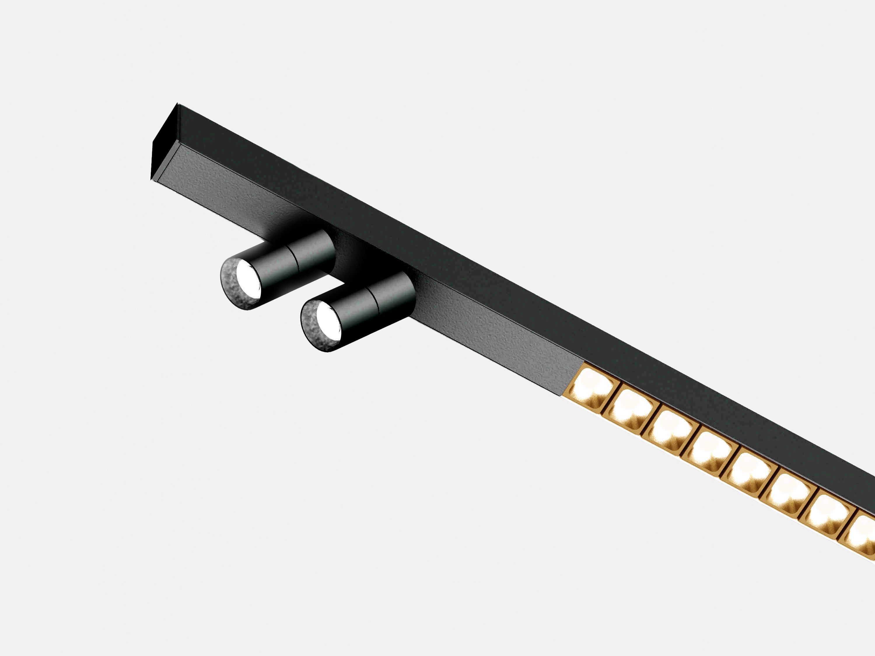 Экструдированный алюминиевый светодиодный потолочный светильник Lucifero's Minifile Mix ARCH-00112700 - Вид №3