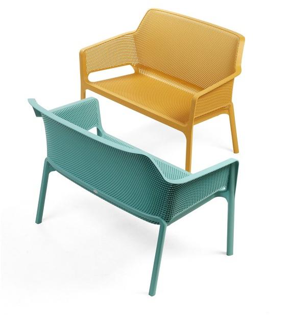 Nardi Штабелируемая садовая скамейка Net sun-id-1382606 - Вид №2