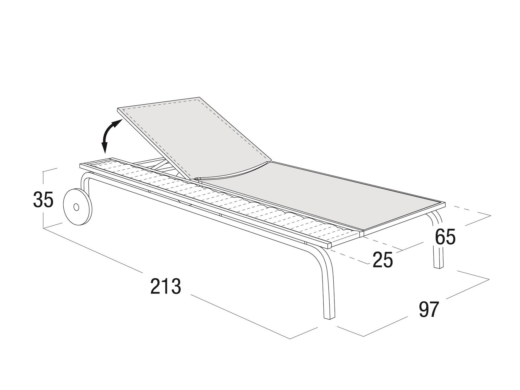 Алюминиевая Садовая кровать Roberti ARCH-00134265 - Вид №4