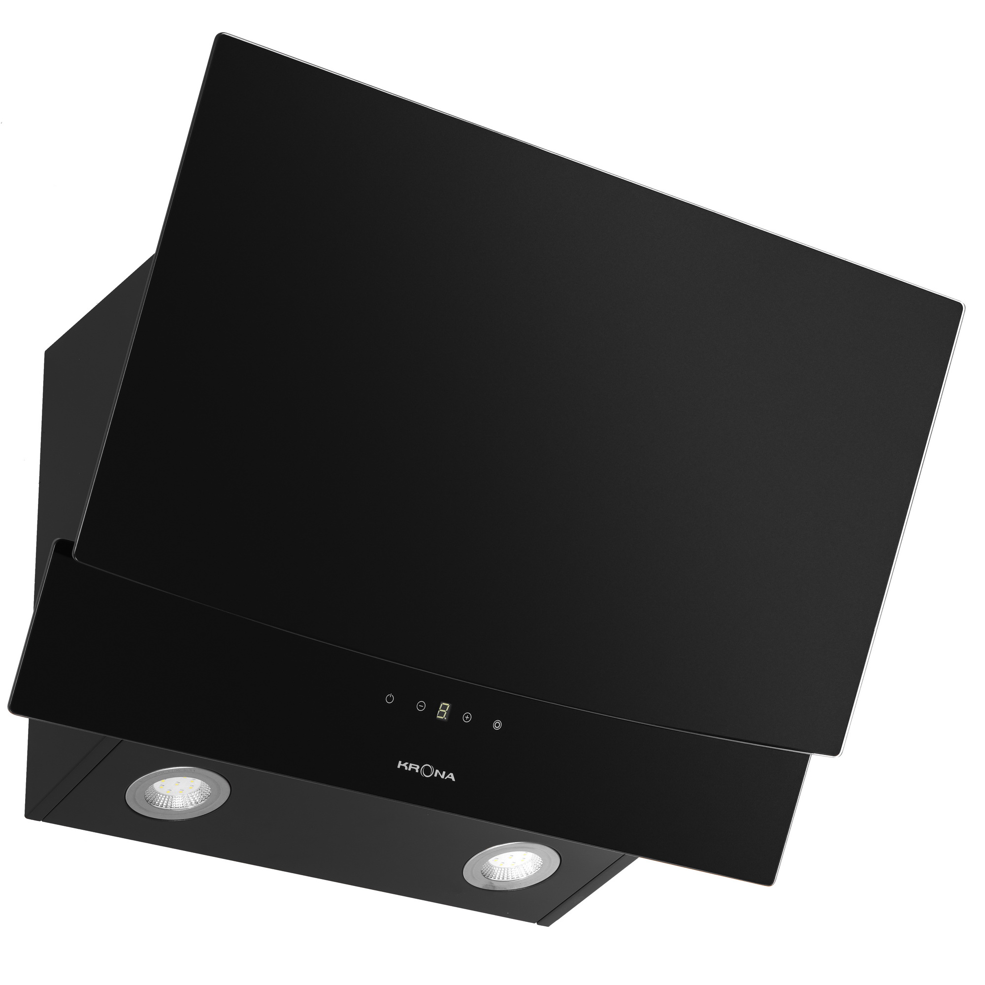 8198370 Вытяжка наклонная KRONA ALVA 600 S черный/черный STDN-0020140