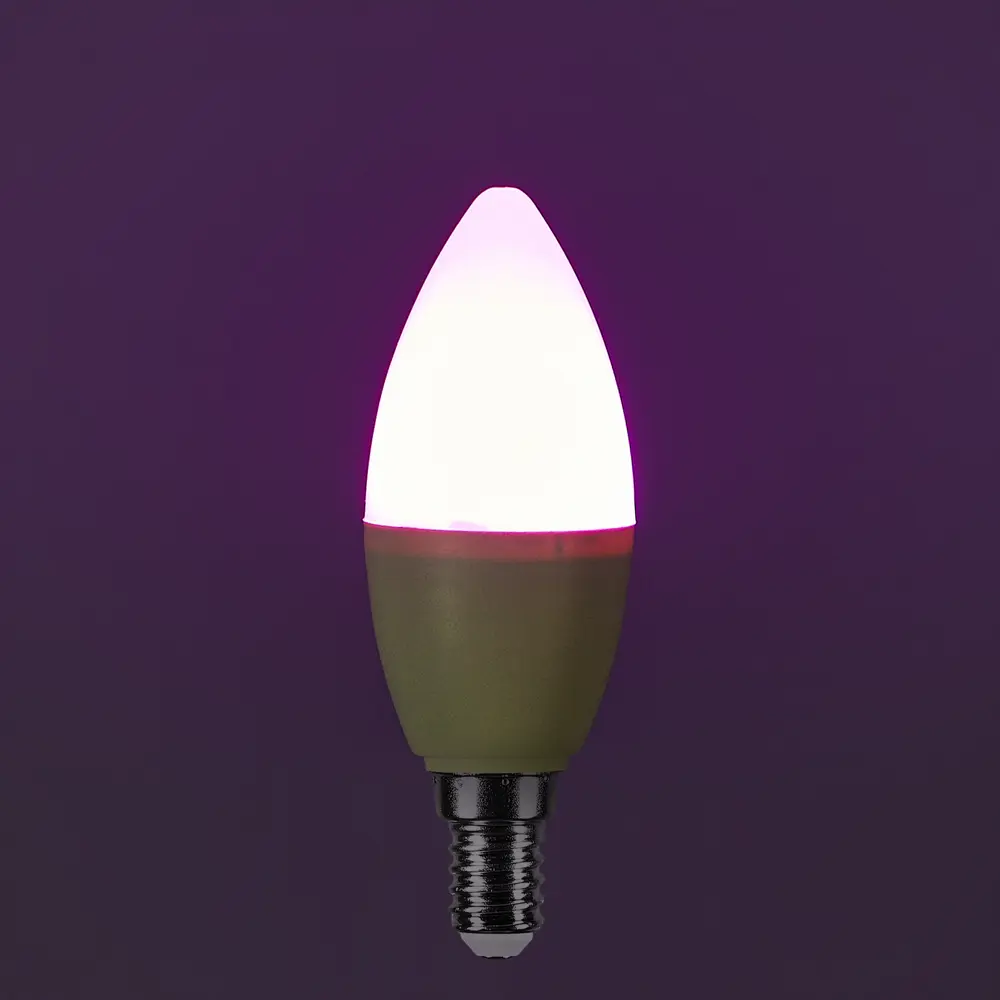 Лампа светодиодная Osram E14 220-240 В 5.5 Вт свеча матовая 470 лм, регулируемый цвет света RGBW, для диммера 82911571 STLM-2195903  - Вид №9