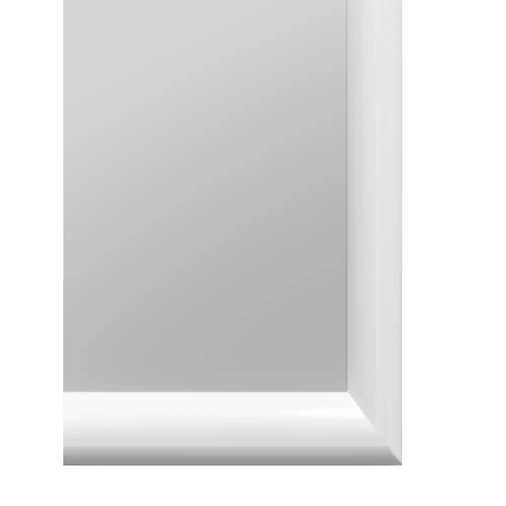 Зеркало декоративное Континент Слим прямоугольник 50x40 см мдф цвет белый CONTINENT Зеркала эконом, рамы, включая плитку STLM-2020691 - Вид №2