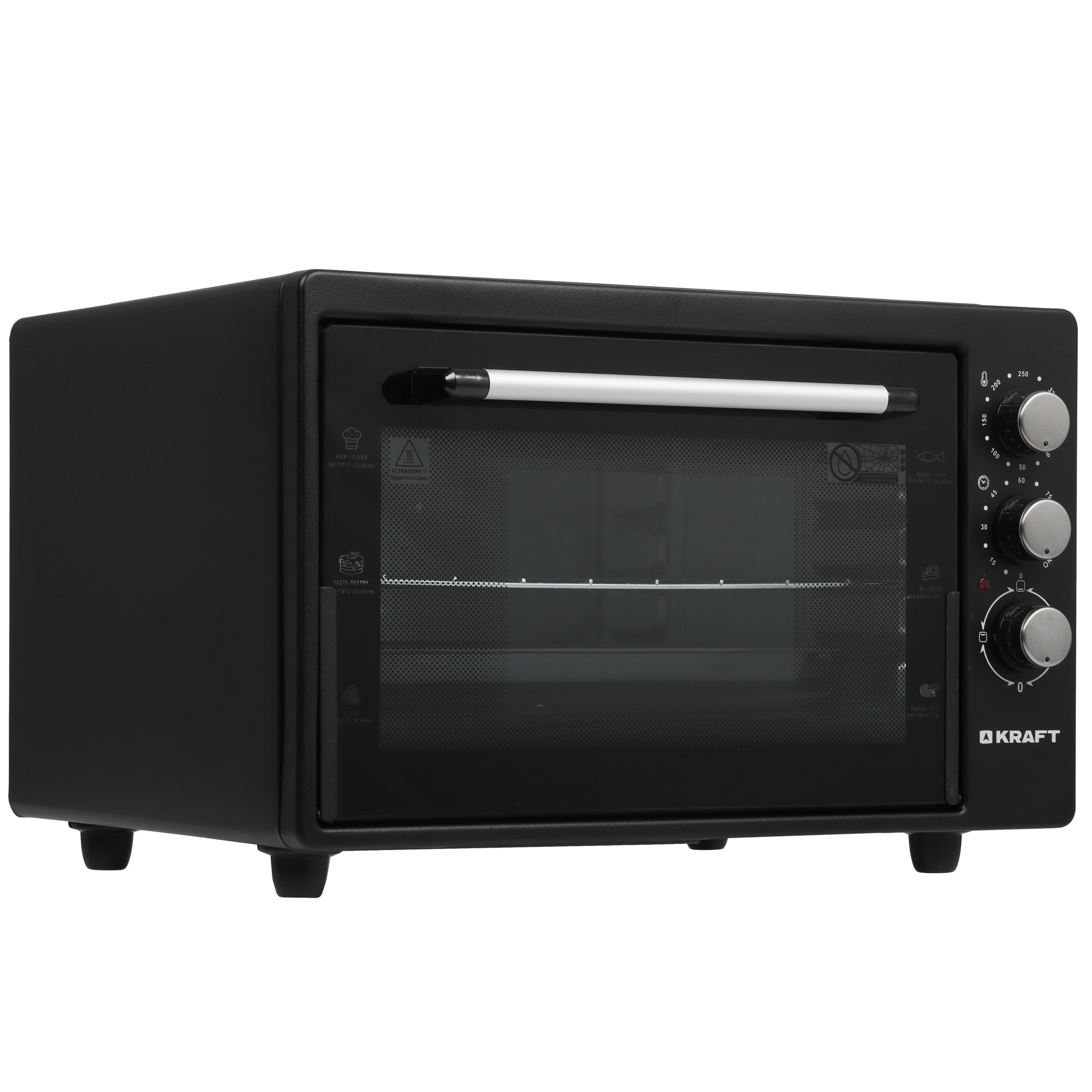 5084860 Мини-печь Kraft KF-MO 3800 BL черный STDN-0015682 - Вид №1