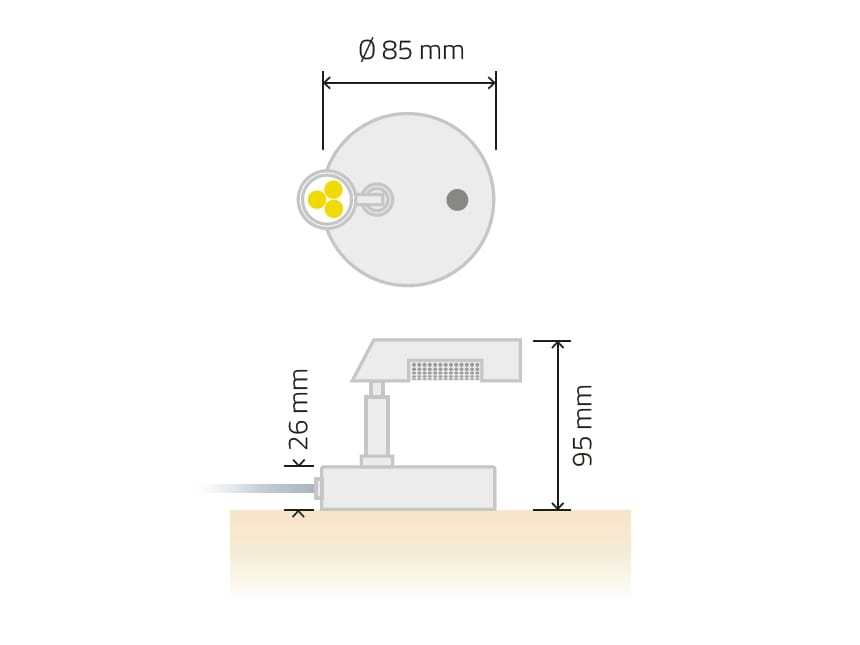 Регулируемая металлическая светодиодная настольная лампа TEKNI-LED ARCH-00125567 - Вид №6