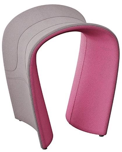 B&T Design Низкий табурет из ткани sun-id-1401839 - Вид №4