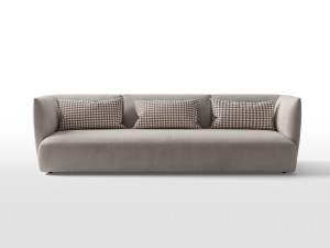 3-местный съемный тканевый диван