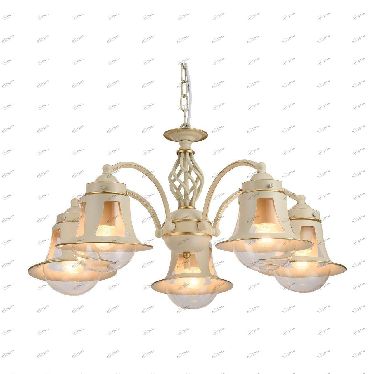 Подвесная люстра Arte Lamp A7022LM-5WG ARTE LAMP ДИЗАЙНЕРСКИЕ 187657 Кремовый 