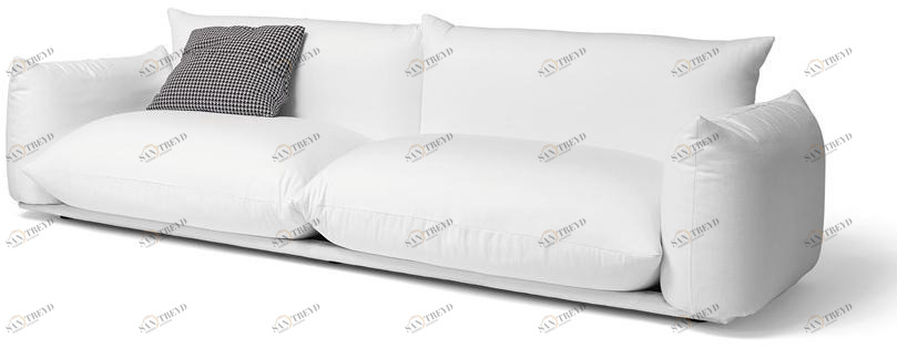 arflex 2-х местный тканевый диван со съемным чехлом Marenco sun-id-1399832