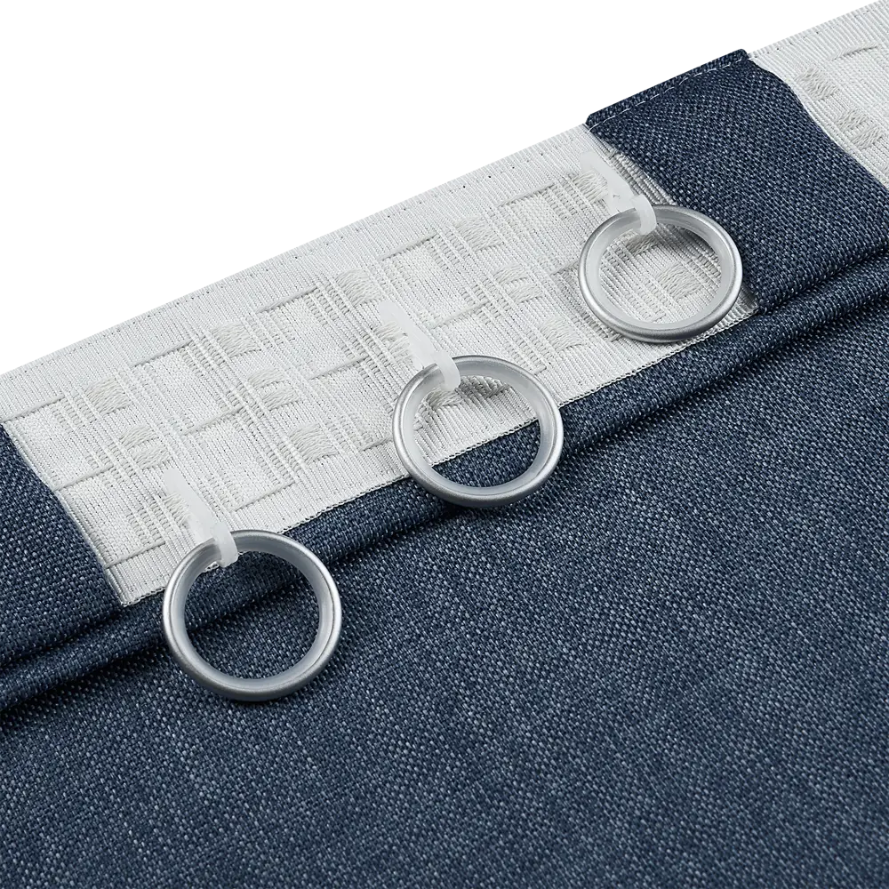 Штора на ленте со скрытыми петлями KREAFORTA Looks 200x260 см цвет серо-синий 89409082 STLM-2002190  - Вид №4