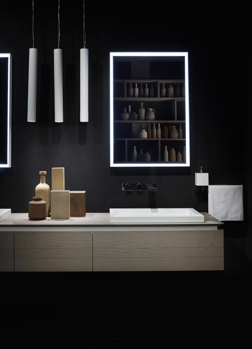 RIFRA Настенное зеркало для ванной в раме из кориана sun-id-1484444 - Вид №3