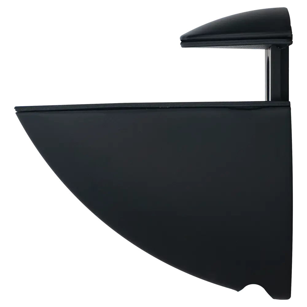 Полкодержатель Пеликан 70x27x60 мм ЦАМ цвет черный Santreyd STLM-2159009 - Вид №1