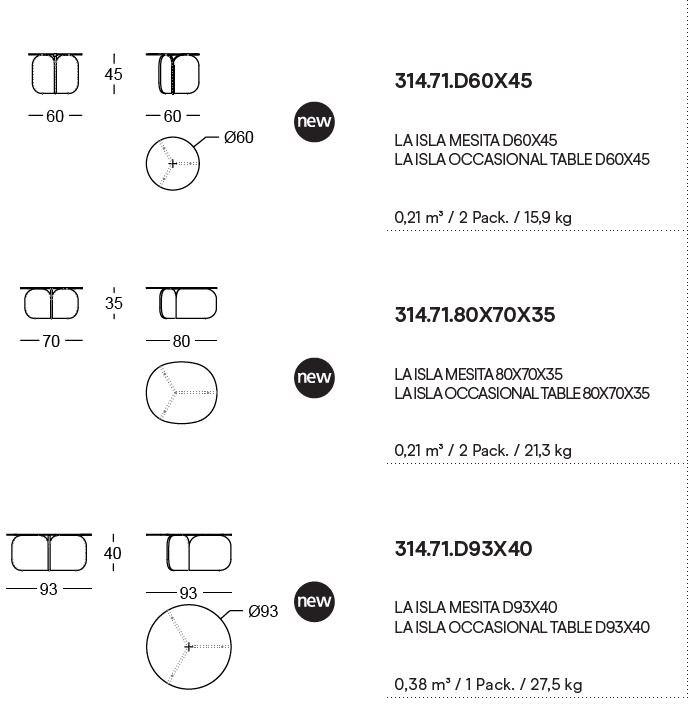 Sancal Журнальный столик овальный стеклянный La isla sun-id-1397305 - Вид №4