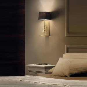 Masiero SLIM A1 F02 BLACK SHADE бра