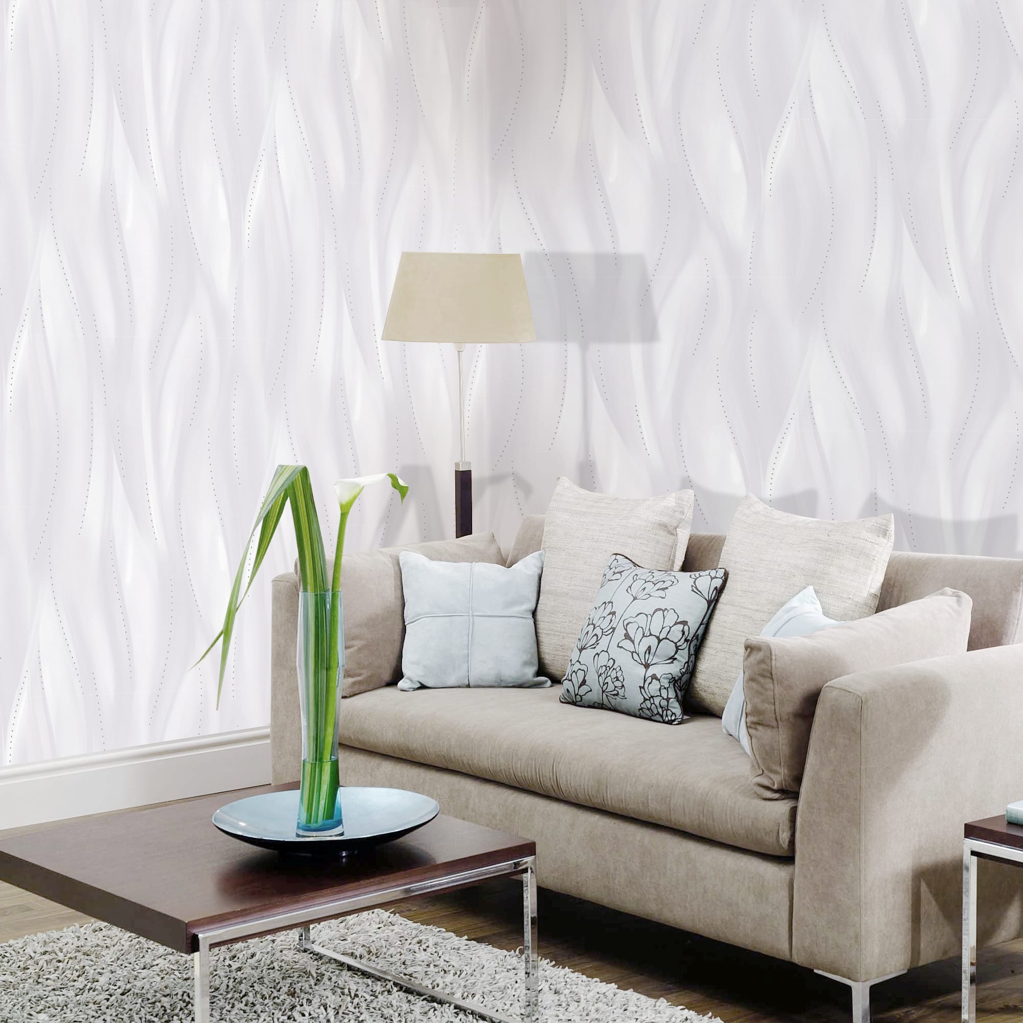 82938299 Обои бумажные серые 0.53 м 646-06 Мирабелла Santreyd  - Вид №3