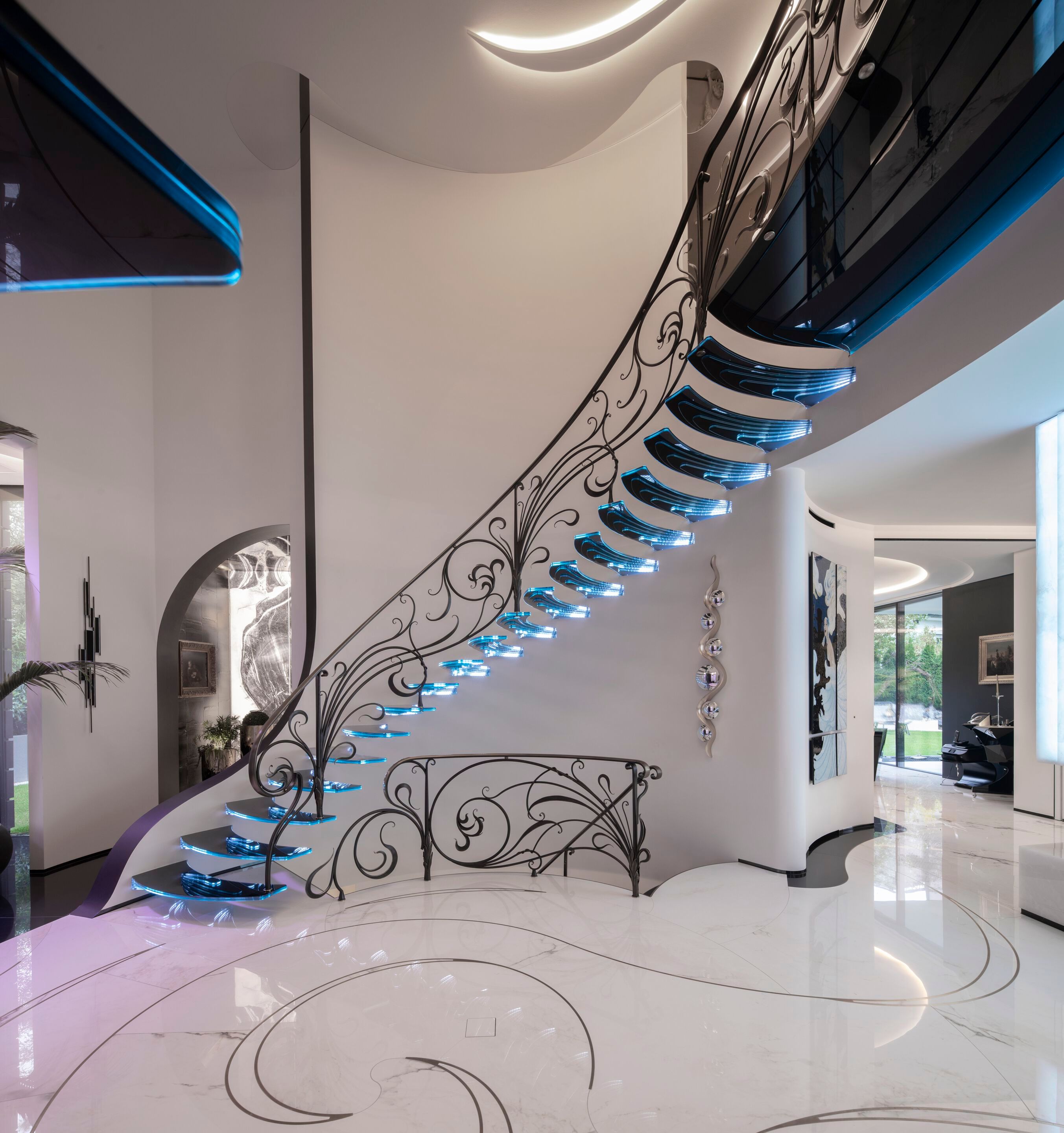 Самонесущая лестница с двойной структурой Siller Treppen SKY SCREW ARCH-00062314 - Вид №2