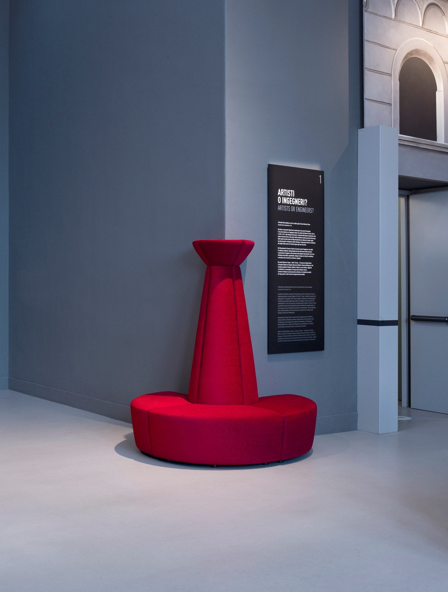 Тканевый диван с высокой спинкой Caimi Brevetti SNOWKING ARCH-00104220 - Вид №2