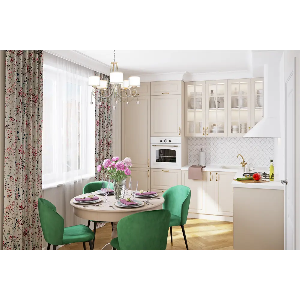 Дверь для выдвижного ящика Delinia ID «Оксфорд» 40x12.8 см, МДФ, цвет бежевый STLM-2177156 - Вид №3