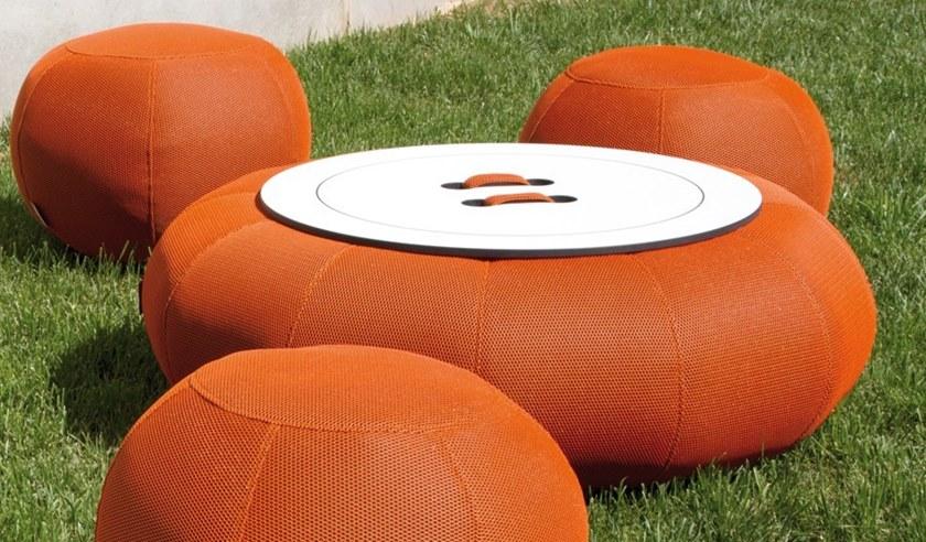 OGO Низкий круглый садовый столик Don out sun-id-1455910 - Вид №1