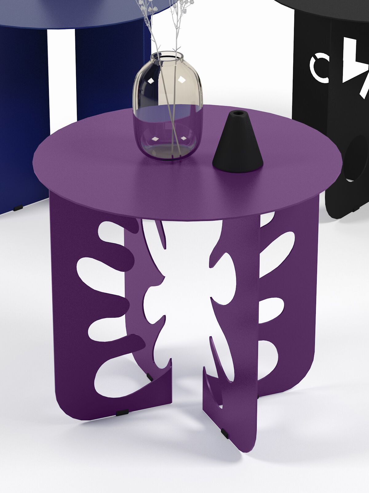 Круглый стол из листового металла Shishka Project Art Table ARCH-00027344 - Вид №4