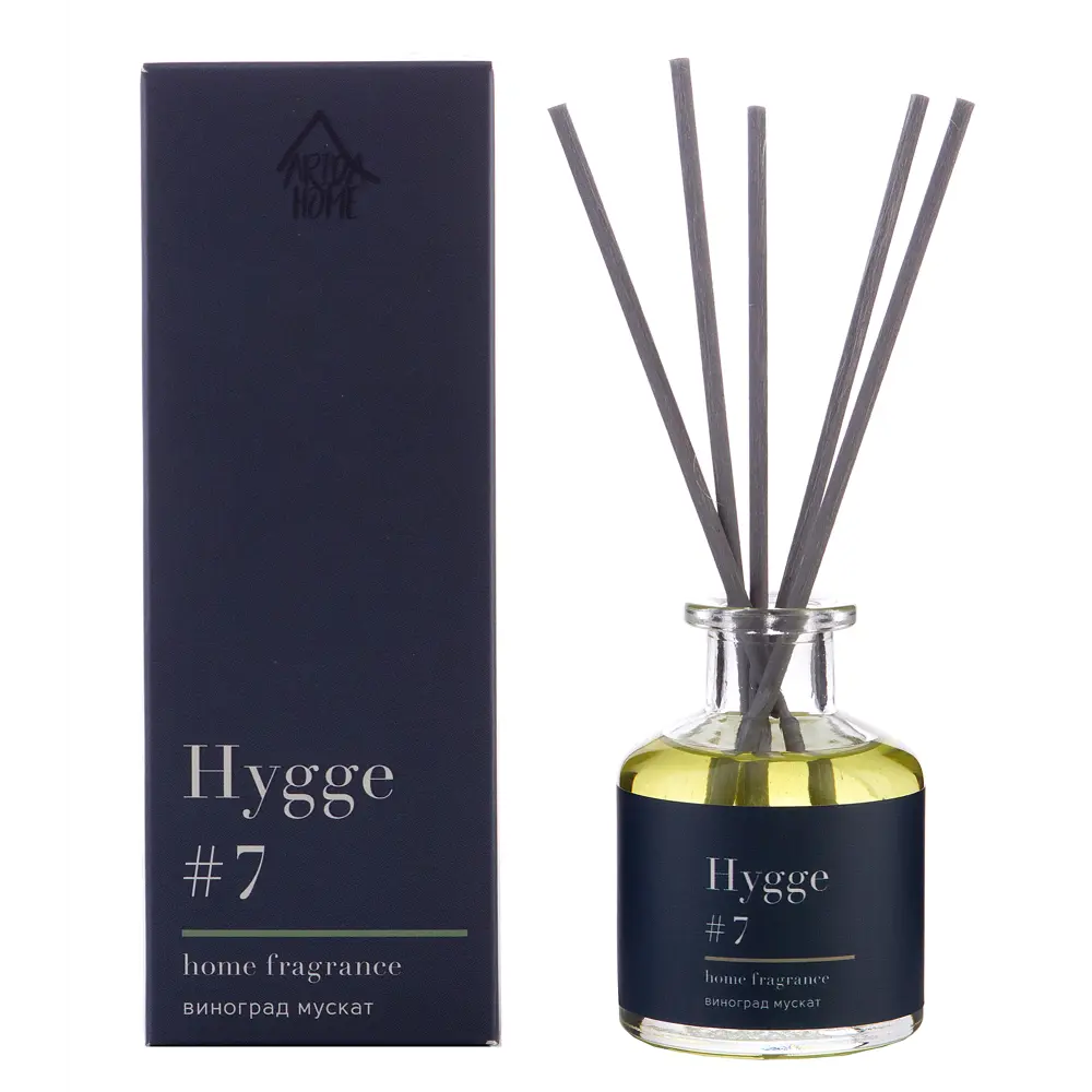 ARIDA HOME Диффузор Hygge 7 «Виноград мускат» — атмосфера уюта и гармонии 84535148 STLM-0051583