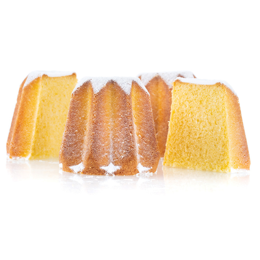 26.100.00.0065 Форма для приготовления кексов mini pandoro, 34 х 18 х 6 см, силиконовая, красная Silikomart  - Вид №3