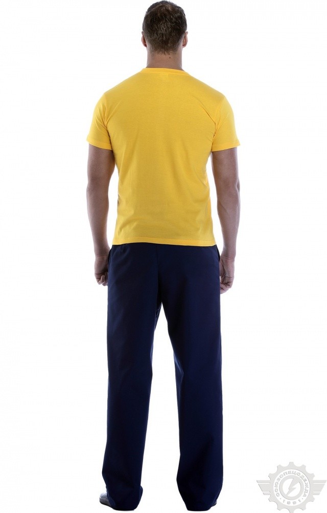 4958142 Футболка желтая  Одежда для официантов  размер 2XL (52-54) Спецодежда  - Вид №9