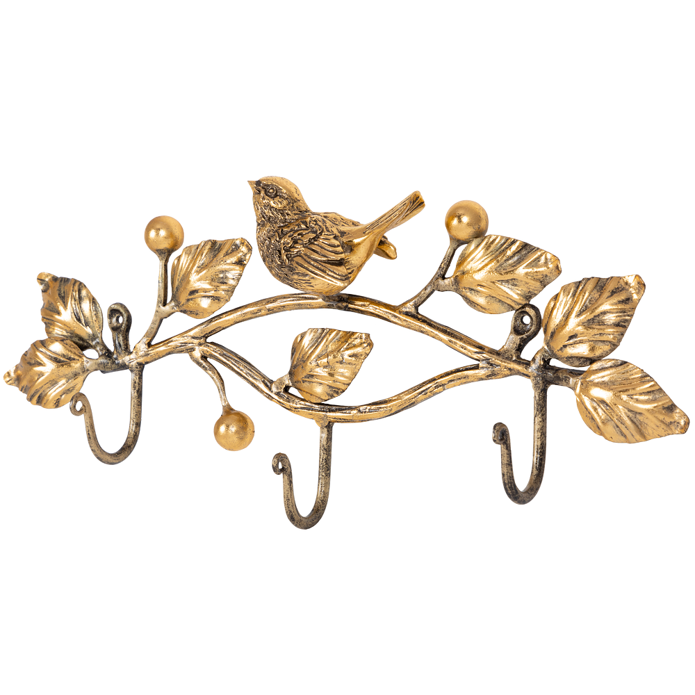 75093 Настенный крючок Птичка Терра Гаэта Амбер BOGACHO 4627196591370 - Вид №4