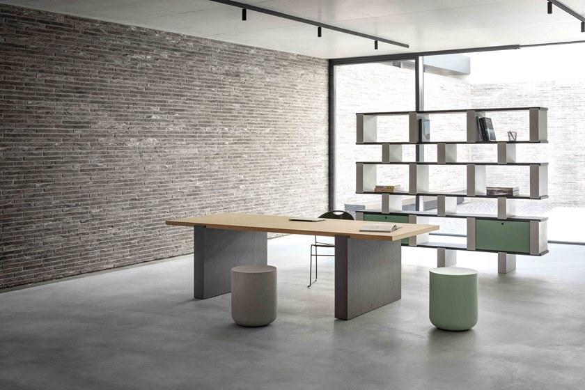 Cimento Открытый книжный шкаф из cimento® Accademia sun-id-1492012 - Вид №8